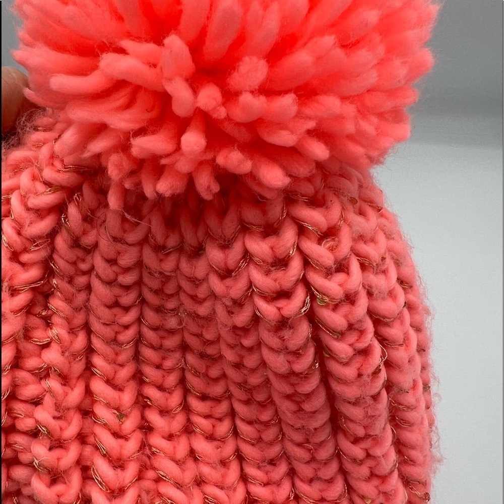 Girls hat size 8+, beautiful coral color, new like condition